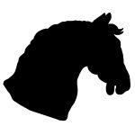Horse Head Silhouette 5