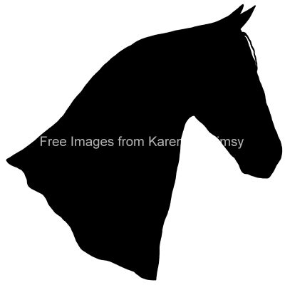 Horse Head Silhouette 1