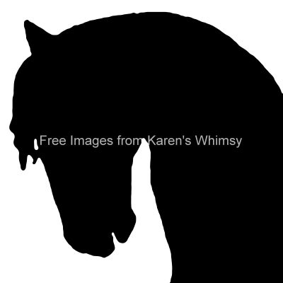 Horse Head Silhouette 8