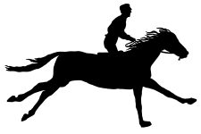 Racehorse Silhouette 1