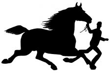Racehorse Silhouette 10