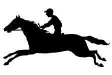 Racehorse Silhouette 3
