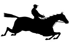 Racehorse Silhouette 7