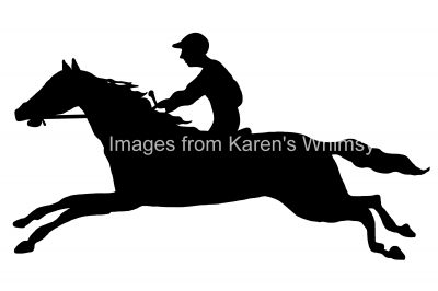 Racehorse Silhouette 3