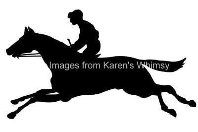 Racehorse Silhouette 4