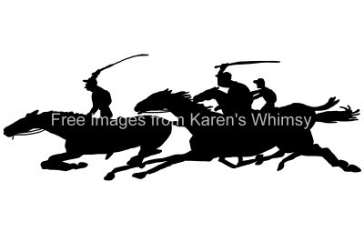 Racehorse Silhouette 5