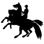Rearing Horse Silhouettes 11