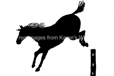 Horse Silhouette Image 16