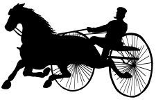 Carriage Silhouettes 4 - Horse and Buggy Picture