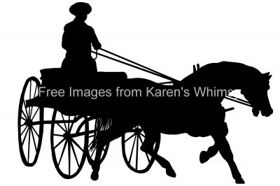 Carriage Silhouettes 1 - Horse and Carriage