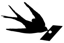 Bird Flying Silhouette 9 - Swallow Silhouette Clip Art