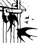 Bird Silhouette Clip Art 4 - Barn Swallow Silhouette