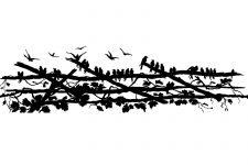 Bird Silhouette Images 6 - Flock of Birds Silhouette