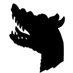 Dragon Head Silhouette 3