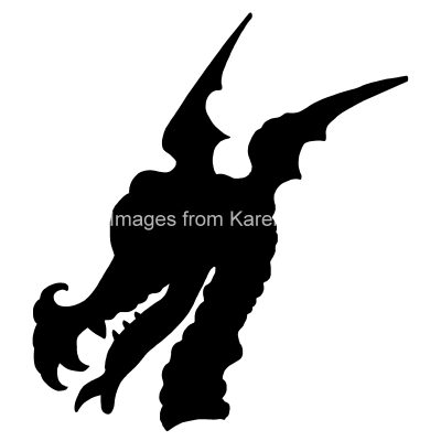 Dragon Head Silhouette 6
