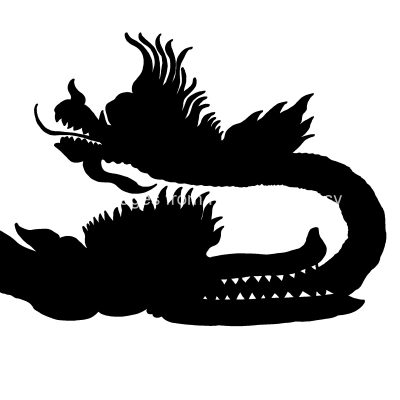 Dragon Head Silhouette 8