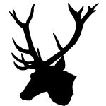 Deer Head Silhouette 3