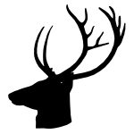 Deer Head Silhouette 5