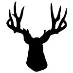 Deer Head Silhouette 8