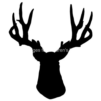 Deer Head Silhouette 8