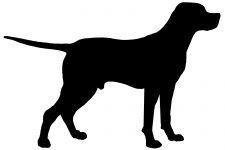 Dog Silhouette Clip Art 5