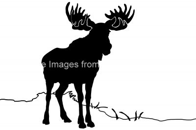 Moose Silhouette 5