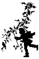 Free Silhouette Images 3 - Child Ice Skating