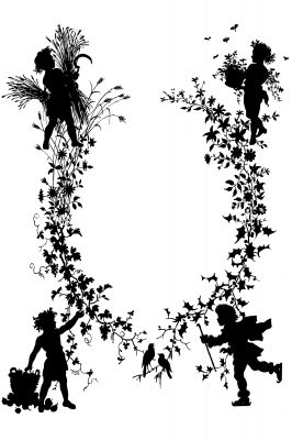 Free Silhouette Images 2 - Children of Four Seasons