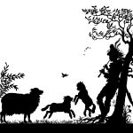 Silhouette Design 1 - Shepherd Plays a Pipe