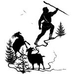 Silhouette Designs 12 - Goat Herder with Staff