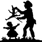 Silhouette Designs 14 - Puppeteer and Child