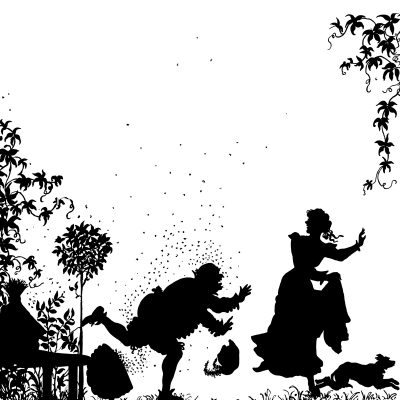 Silhouette Design 6 - Escaping the Bees