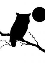 Owl Silhouette 9