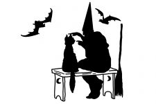 Witch Silhouette 4