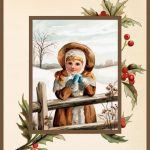 Christmas Clip Art 9 - Girl in the Snow
