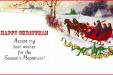 Happy Christmas Pictures 1 - Sleigh Ride and Bells