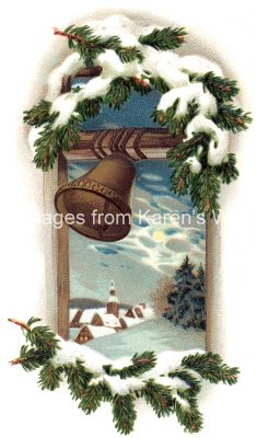 Christmas Designs 6 - Bell with Snowy Scene