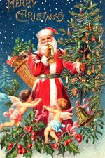 Christmas Tree Clipart 6 - Santa with Cherubs