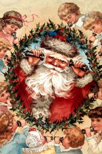 Santa Claus Images 6 - Listening to Children