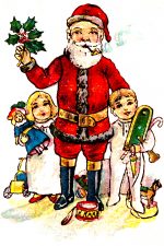 Kris Kringle 1 - Santa with Happy Children