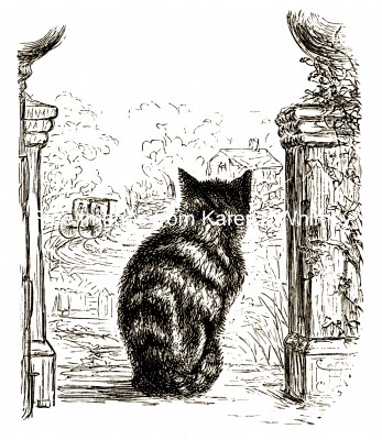 Cat Clipart 4 - Waiting and Missing You
