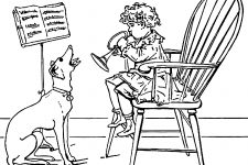 Dog Coloring Pages 4