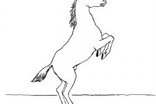 Free Horse Coloring Pages 3