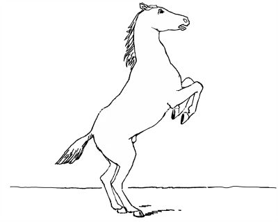 Free Horse Coloring Pages 3