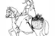 Horse Coloring Pages 6