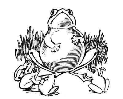 Frog Coloring Pages 4