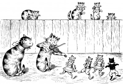 Cat Cartoons 1 - A Musical Family