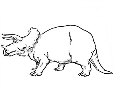 Dinosaur Coloring Pages 4