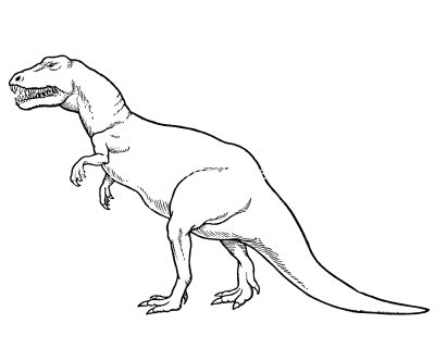 Free Dinosaur Coloring Pages 5