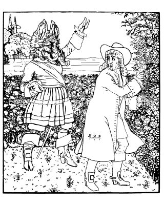 Beauty And The Beast Coloring Pages 1